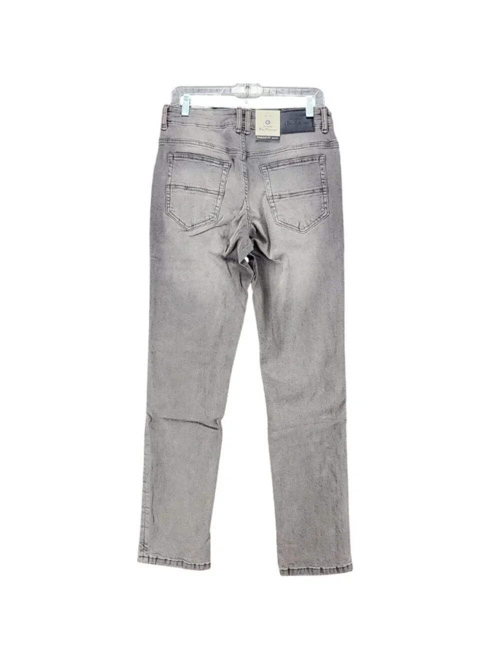 Ben Sherman Jeans Mens 29x32 Gray Stretch Low Rise Straight Fit *NWT*